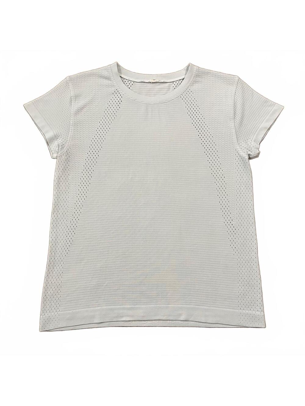Lululemon Swiftly Breathe Short Sleeve Shirt White Size 4